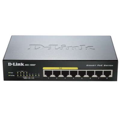 Коммутатор PoE D-link DGS-1008P Коммутатор PoE D-link DGS-1008P