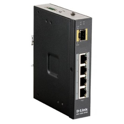 Коммутатор промышленный неуправляемый D-link DIS-100G-5PSW/A1A Коммутатор промышленный неуправляемый D-link DIS-100G-5PSW/A1A