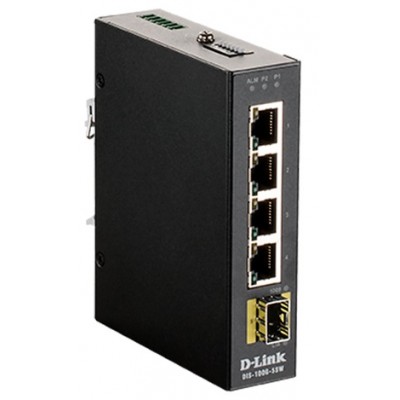 Коммутатор промышленный неуправляемый D-link DIS-100G-5SW/A1A Коммутатор промышленный неуправляемый D-link DIS-100G-5SW/A1A