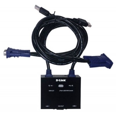 Переключатель KVM D-link KVM-221 Переключатель KVM D-link KVM-221
